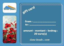Picture of Gift Card dune beads - 20 Euros