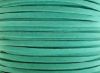 Picture of 3x1,2 mm, Ultra suede synthetic lace, turquoise green, 5 meters