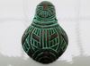 Picture of 49x35 mm, ancient fertility symbol, pendant, Zamak, copper-plated, green patina