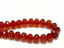 Picture of 6x9 mm, Czech faceted rondelle beads, topaz brown, transparent