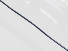 Afbeelding van Leren koord, 1 mm, iris blauw, 2.5 m