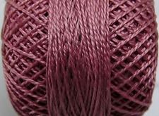 Picture of Pearl cotton, size 8, wineberry red, shiny