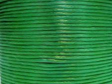 Image de Queue de rat, cordon en satin de rayon, 2 mm, vert émeraude, 5 mètres