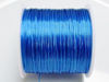 Image de Corde à bijoux élastique, 0.8 mm, bleu, 64 mètres
