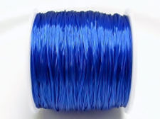 Image de Corde à bijoux élastique, 0.8 mm, bleu profond, 64 mètres