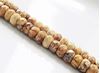 Picture of 4x6 mm, rondelle, gemstone beads, picture jasper, natural, faceted