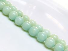 Image de 10x10 mm, perles rondes, pierres gemmes, amazonite, naturelle, qualité A
