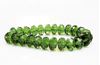 Image de 5x8 mm, perles à facettes tchèques rondelles, vert olive intense, transparent