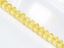 Image de 5x8 mm, perles à facettes tchèques rondelles, jaune topaze pâle, transparent