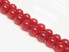 Image de 10x10 mm, perles rondes, pierres gemmes, cornaline rouge, naturelle, qualité AA