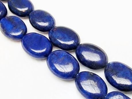 Afbeeldingen van 18x13 mm, bolle ovale, edelsteen kralen, lapis lazuli