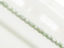 Image de 3x3 mm, perles à facettes tchèques rondes, blanc craie, opaque, lustré vert céladon pâle