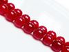 Picture of 10x10 mm, round, gemstone beads, jade, red, A-grade