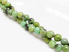 Picture of 6x6 mm, round, gemstone beads, Chinese Chrysoprase, natural