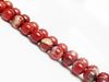 Image de 8x8 mm, perles rondes, pierres gemmes, jaspe pavot nouveau, naturel