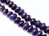 Picture of 5x8 mm, rondelle, gemstone beads, goldstone, midnight blue