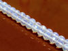 Picture of 6x6 mm, round, gemstone beads, opalite or opal quartz, faceted