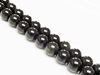 Picture of 10x10 mm, round, gemstone beads, obsidian, rainbow, natural