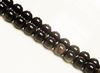 Picture of 8x8 mm, round, gemstone beads, obsidian, golden sheen, natural
