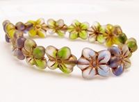 Picture for category Czech Druk Beads - Flowers, Melons and Leaves