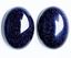 Picture of 18x25 mm, oval, gemstone cabochons, goldstone, night blue