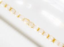 Image de 4x4 mm, perles à facettes tchèques rondes, cristal dépoli, translucide, bords en picasso