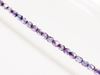 Picture of 4x4 mm, Czech faceted round beads, transparent, alexandrite purple luster