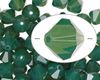 Image de 4 mm, perles rondes de cristal Swarovski®, vert opale du palais