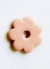 Picture of 3.4x3.4 cm, pendant, Greek ceramic daisy, peachy pink enamel