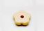 Image de 1.9x1.9 cm, pendentif, marguerite en céramique grecque, beige pierre calcaire, mat