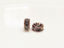 Image de 8mm, rondelles strass, perles en laiton, cristal-cuivré, 20 pièces