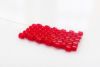 Picture of Cylinder beads, size 11/0, Delica, opaque, bright cranberry red, 7 grams
