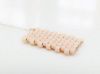 Picture of Cylinder beads, size 11/0, Delica, opaque, pink tan, frosted, 7 grams