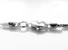 Picture of Chain for pendant, Italian sterling silver – linked diamond cut tube beads and lobster clasp, 40 cm