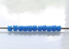 Picture of Japanese seed beads, round, size 11/0, Toho, opaque, cornflower blue