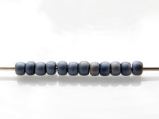 Image de Perles de rocailles japonaises, rondes, taille 11/0, Toho, métallisé, bronze à canon ou gunmetal, mat