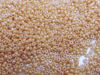 Picture of Japanese seed beads, round, size 15/0, Miyuki, opaque, tan or light brown, Ceylon