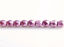 Picture of 2x2 mm, Czech faceted round beads, orchid or pearly purple, opaque, sueded gold