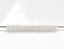 Picture of Japanese seed beads, round, size 11/0, Toho, opaque, white, luster