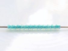 Picture of Japanese seed beads, round, size 11/0, Toho, light sea green, Ceylon luster