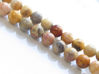 Picture of 8x8 mm, round, gemstone beads, crazy lace agate, natural