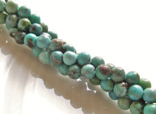 Image de 3x3 mm, perles rondes, pierres gemmes, turquoise de Hubei, naturelle