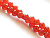 Picture of 6x6 mm, round, gemstone beads, red carnelian, natural, A-grade