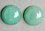 Afbeeldingen van 18x18 mm, ronde, edelsteen cabochons, aventurijn, groen, natuurlijk