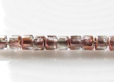 Image de Perles de rocailles cylindriques tchèques, taille 10, métallique, or Apollo, 5 grammes