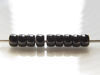Picture of Czech seed beads, size 8, opaque, jet black