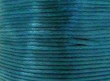 Picture of Rattail, rayon satin cord, 2 mm, teal or medium green-blue, 5 meters