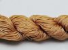 Picture of Chinese knotting cord - braided nylon cord, 0.8 mm, light beige, 5 meters