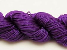 Picture of Chinese knotting cord - braided nylon cord, 0.8 mm, purple, 5 meters