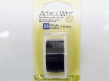 Picture of Artistic Wire, copper craft wire, 0.32 mm, black enamel